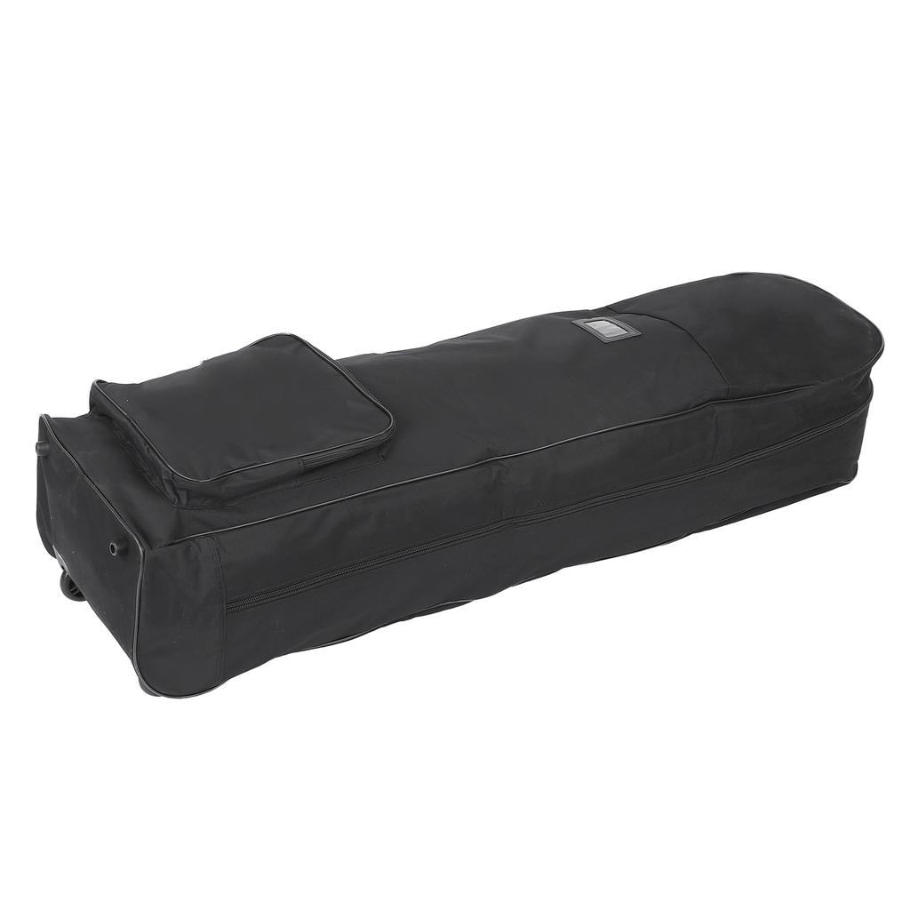 Golf Travel Bag with Wheels Foldable 600D Oxford Golf Aviation Bag Club Case Storage PouchBlue