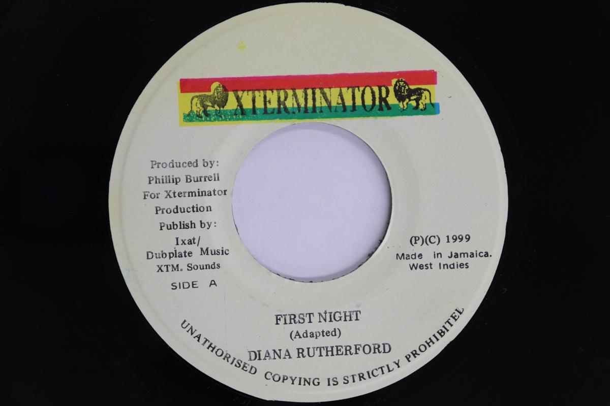 

7inch Record DIANA RUTHERFORD - First Night / Version NONE XTerminator 1999 Jamaica Reggae, Ska & Dub Used