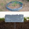 Imitation Stone Garden Fence Garden Landscaping Edging Border Panel Decorative Plastic Retaining Border with Stake for Flower Bed Path Lawn Outdoor