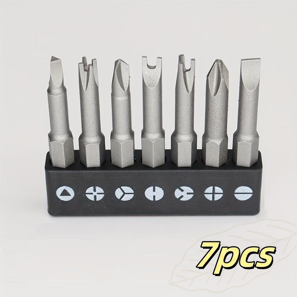 Special Shape Drill Bit Set: Y-shaped, Triangular, Hexagonal, Three-Point Screwdriver Bit for Home Appliances