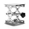 100X100mm Lab Lift Lifting Platforms Stand Rack Scissor Stainless Steel