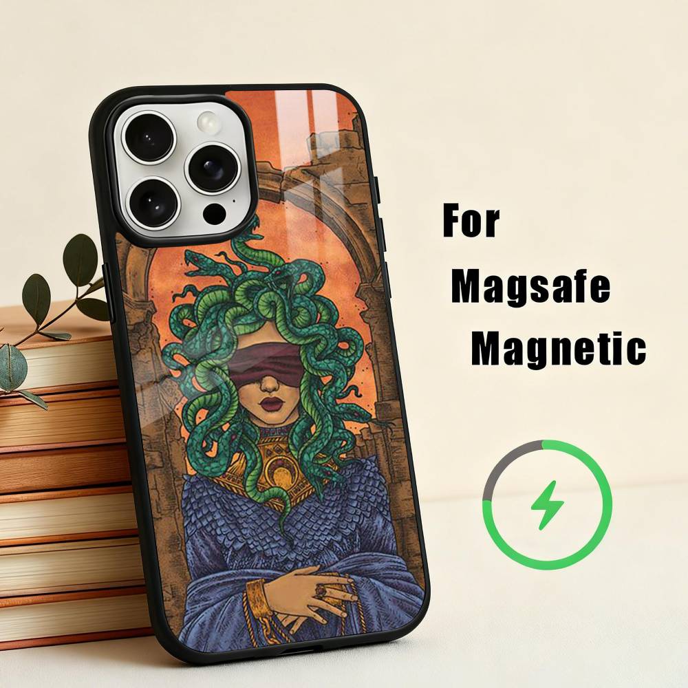 Medusa Greek Mythology Look At Me  Phone Case For iPhone 17,16,15,14,13,12,Plus,Pro,Max for Magsafe Magnetic Wireless Charging