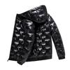 Men's Mid-length Cotton Jacket Coat Farewell Down Jacket Plus Velvet Thick Coat
