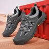 Men's Outdoor Hiking Shoes - Breathable, Wear-Resistant, Non-Slip, Lightweight for Autumn and Winter.