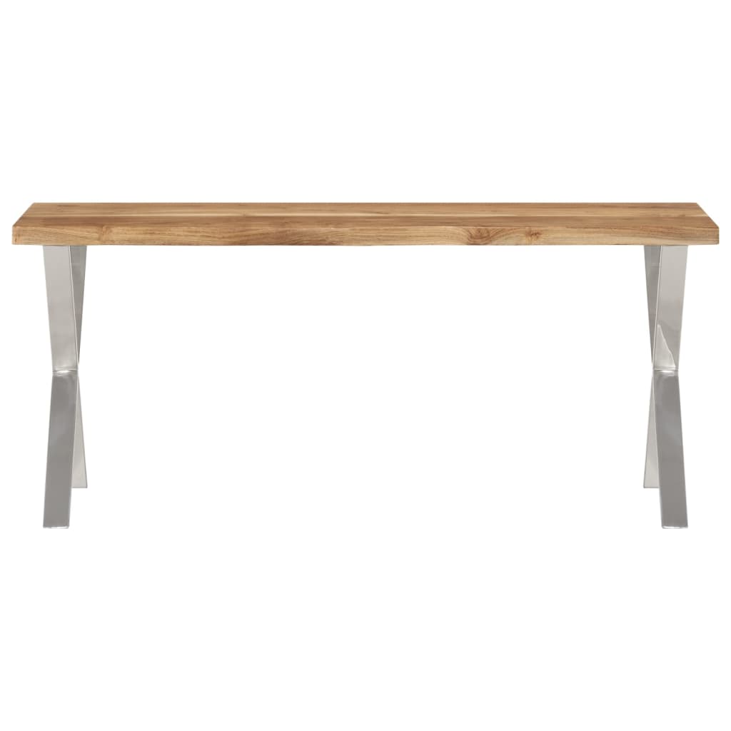 Tree Edge Bench 105 cm Solid Acacia Wood