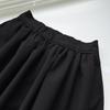 2024 Autumn/Winter Low Waist Black Slim Silhouette Tutu Skirt for Women