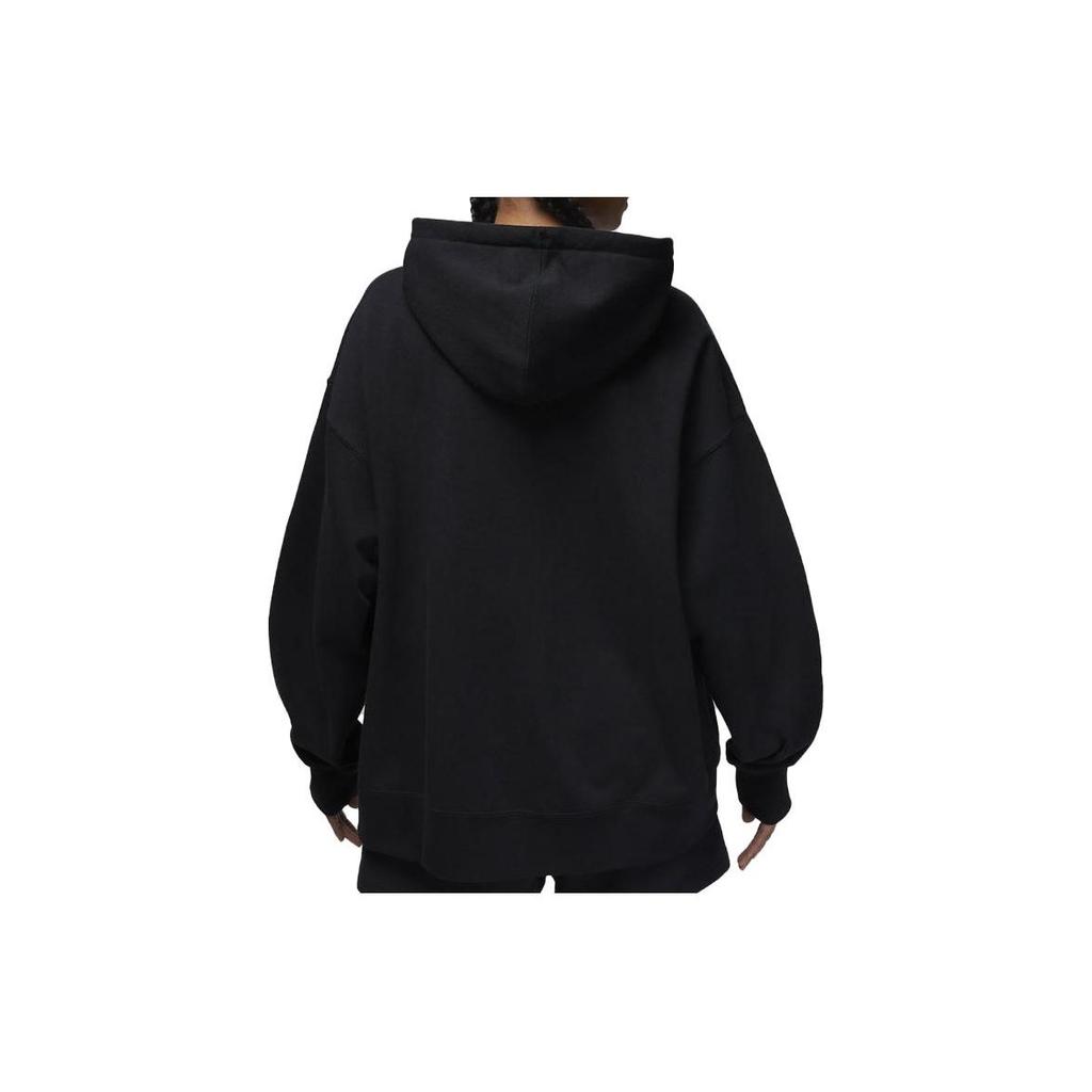 Jordan Plain Zip-Up Hoodie Women Tops Black DV1394-010