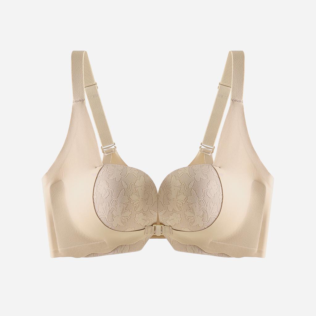 Front buckle underwear Women's small breasts gather and show large breasts New popular seamless back comfortable bra bra