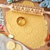 Laser Engraved Embossing Rolling Pin Christmas Style Pattern Printing Rolling Pin  Biscuit