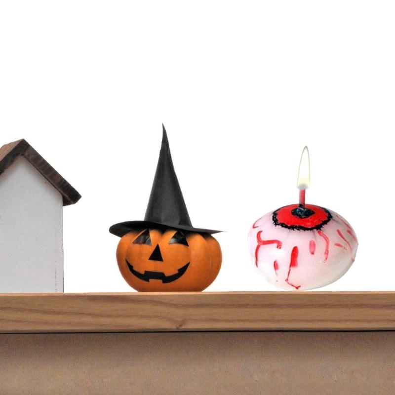 Gaze Eye Floating Candle, Set of 6 Halloween Candle for Halloween Parties and Haunted Houses