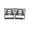 Decorazione Cornice Pannello Pulsanti Controllo CD Climatizzatore Consolle Auto Per Mercedes Benz Classe E W212 2009-2011 Colore Fibra di Carbonio