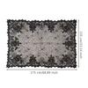 Halloween Lace Table Runner Black Spider Web Tablecloth Fireplace Cover Mantel Halloween Decoration  Home Party Cloth Cover