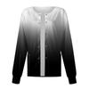 Dámská kapsa s dlouhým rukávem Pracovní stojáček Gradient Jednořadá ochranná kombinéza Cardigan Bunda Top
