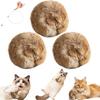 Gifts Self-entertaining Rabbit Fur Ball Cat Training Pet Supplies Soft Fluffy Cat Ball Pet Prey Ball for Kicks Chase Games