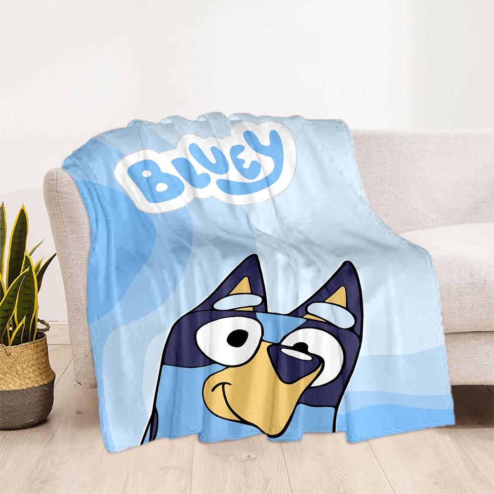 Bluey's Adventure Blanket Ultra-Soft Suitable for Office Bedding Couch Four Seasons Multipurpose Playful Design Perfect Gift for Relatives and Friends