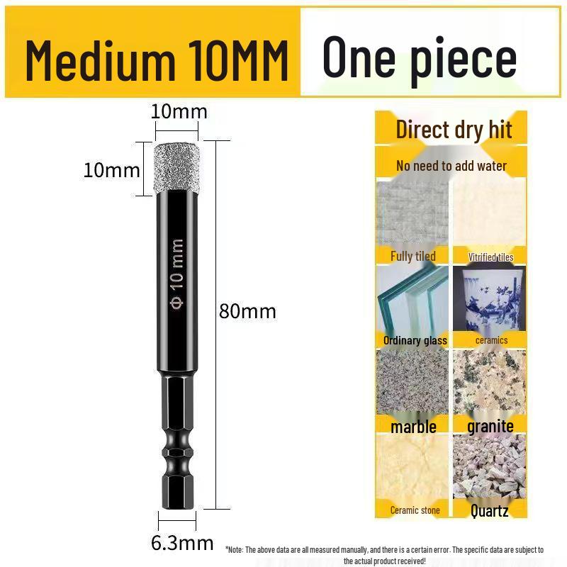 Diamantlött sexkantsskaft Kakelborr för Betong, Granit och Marmor