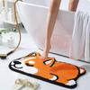 Corgi Bathroom Rug for Dog Lovers, Non-Slip 3D Corgi Rug, Ideal for Bathtub, Living Room, Soft, Absorbent, Durable Plush Rug, Machine Washable