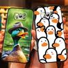 Cartoon Anime Duck Pattern For Xiaomi Mi Poco F3 F4 F5 F6 X3 X4 X5 X6 X7 M3 M4 M5 M6 M7 GT Pro 5G Black Phone Case