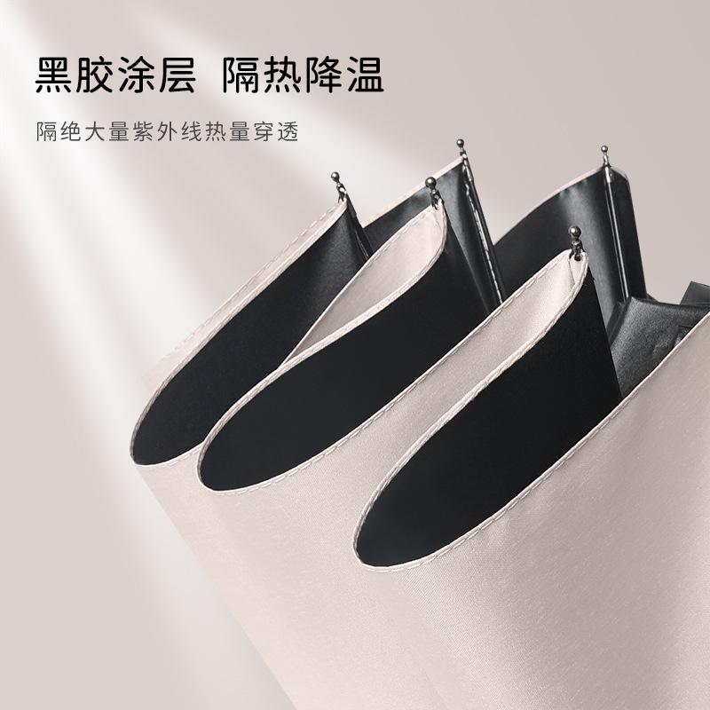 24 Bone Windproof anti-UV Fully Automatic Large Umbrella 3 Folding Ribs Double Umbrella Travel Rain Men Women Umbrellas