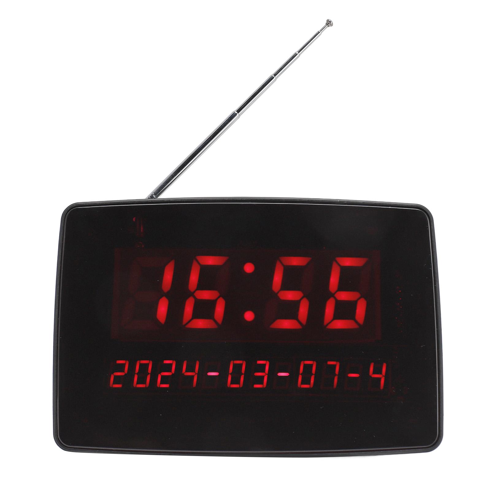 

Беспроводная система вызова, система оповещения в очереди в ресторане, пейджинговый зуммер с 1 дисплеем и 10 EU Plug