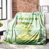 Natureinspired Dinosaur With Flower Crown Home Customize Your Name Blankets Comfortable Soft Lightweight Allseason Multipurpose Blanket For Picnics