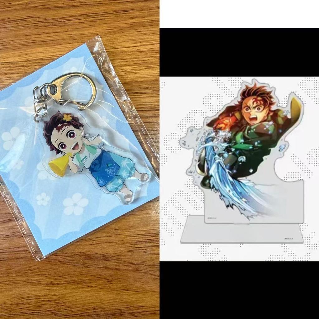 FOR Balde of Ghost Muichiro Figure Collection Acg Stand Uzui Tengen Acrylic Stand Gyomei Figur Standing Plate Kyoujurou Toys Boy