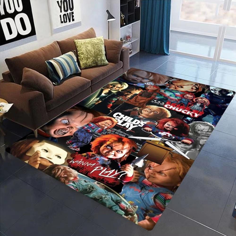 New Halloween Carpet Horror Figure Pattern Rug Decoration Living Room Bedroom Outdoor Terrace Garden Home Rooms Beautiful Mat