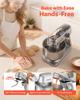 Stand Mixer, 7.4 L Electric Kitchen Mixer, 1800W Dough-Mixer, 10 Speeds Tilt-head Food-Mixer with Stainless Steel Bowl, Dough Hook, Whisk, Beater, for