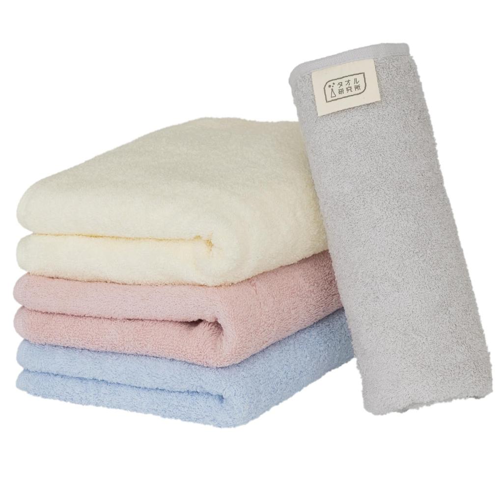 Towel Laboratory Face Set of Standard Medium Low Fast JapanTechnology [Everyday Simple] #001 MIX.a Towels, 4, Type, Weight, Lint, Absorbency, Durable,