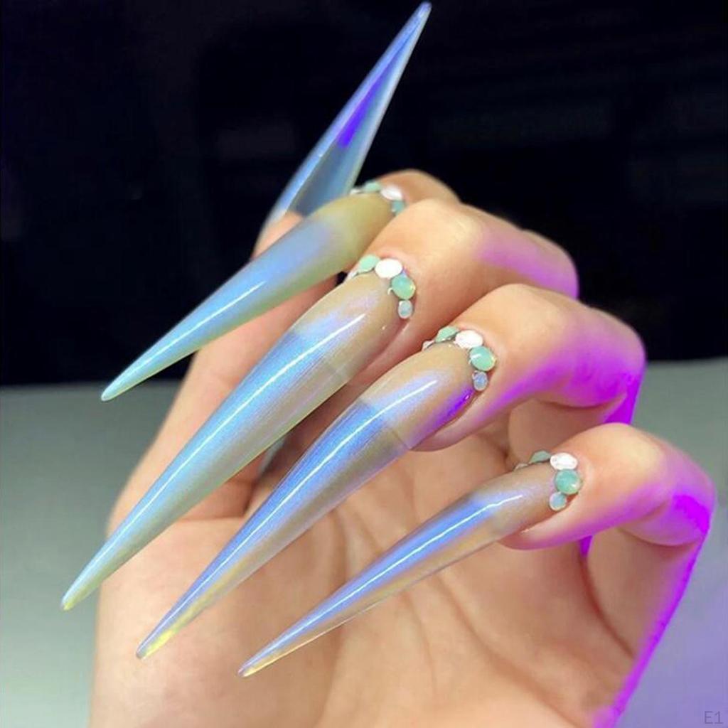 120 Cover Ballerina Nails Long Tips