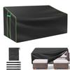 Outdoor Cover for Garden Furniture Waterproof Patio Double Sofa Protector Lawn Sofa Covers Garden Furniture Weather Protection