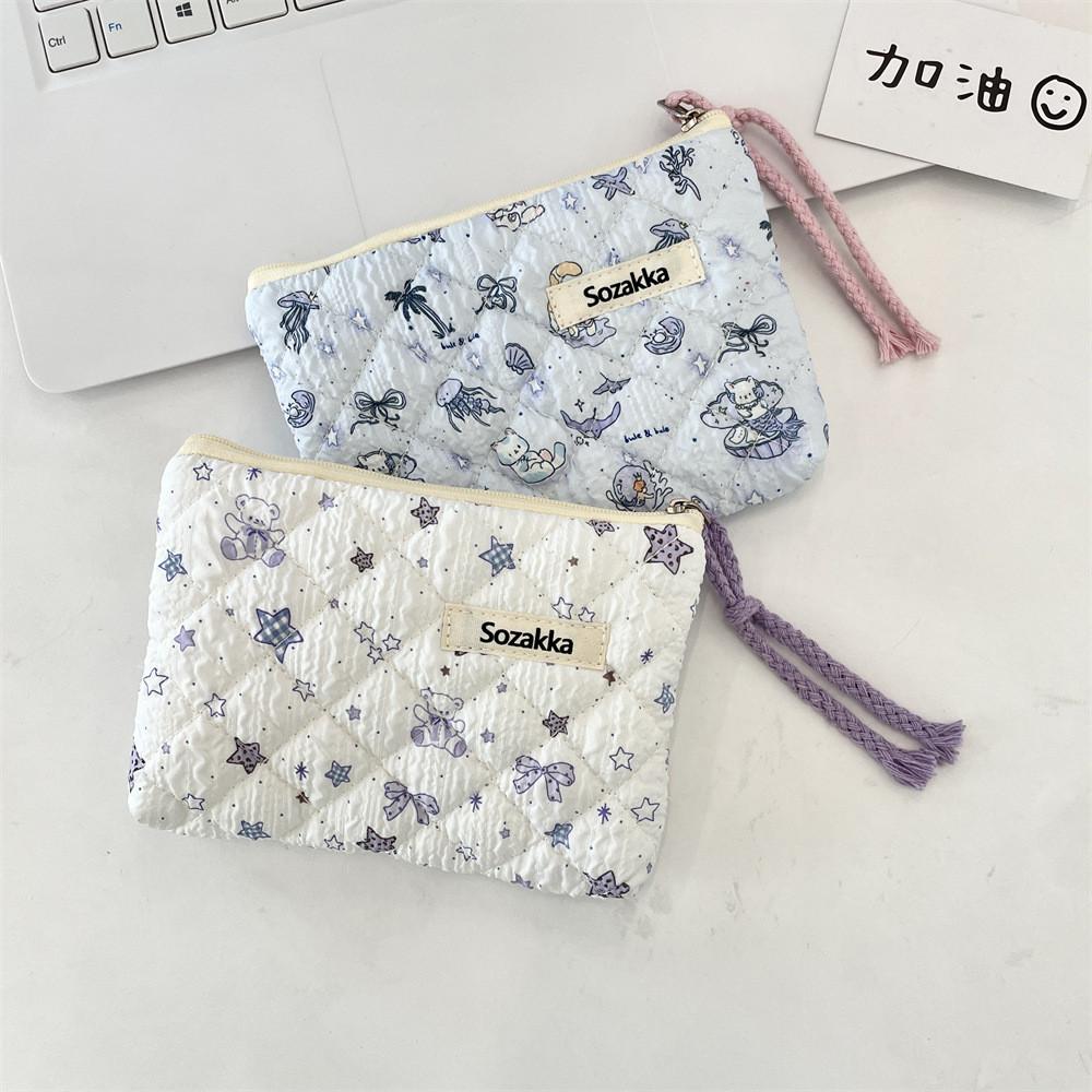 Cartoon Character Polyester Travel Organizer With Embossed Pattern For Women