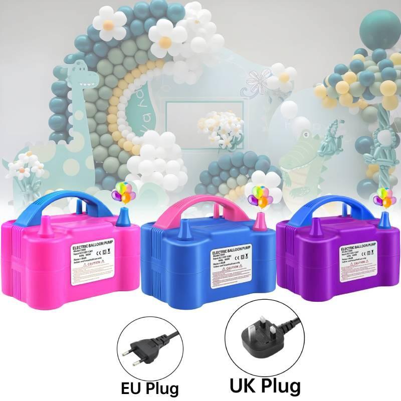 Electric Balloon Inflator Pumps Dual Nozzle Partys Air Blower Supplies Xmas