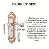 1pc Silent Indoor Door Lock with Easy Installation - Stylish Bedroom Door Handle Kit with Classic Design