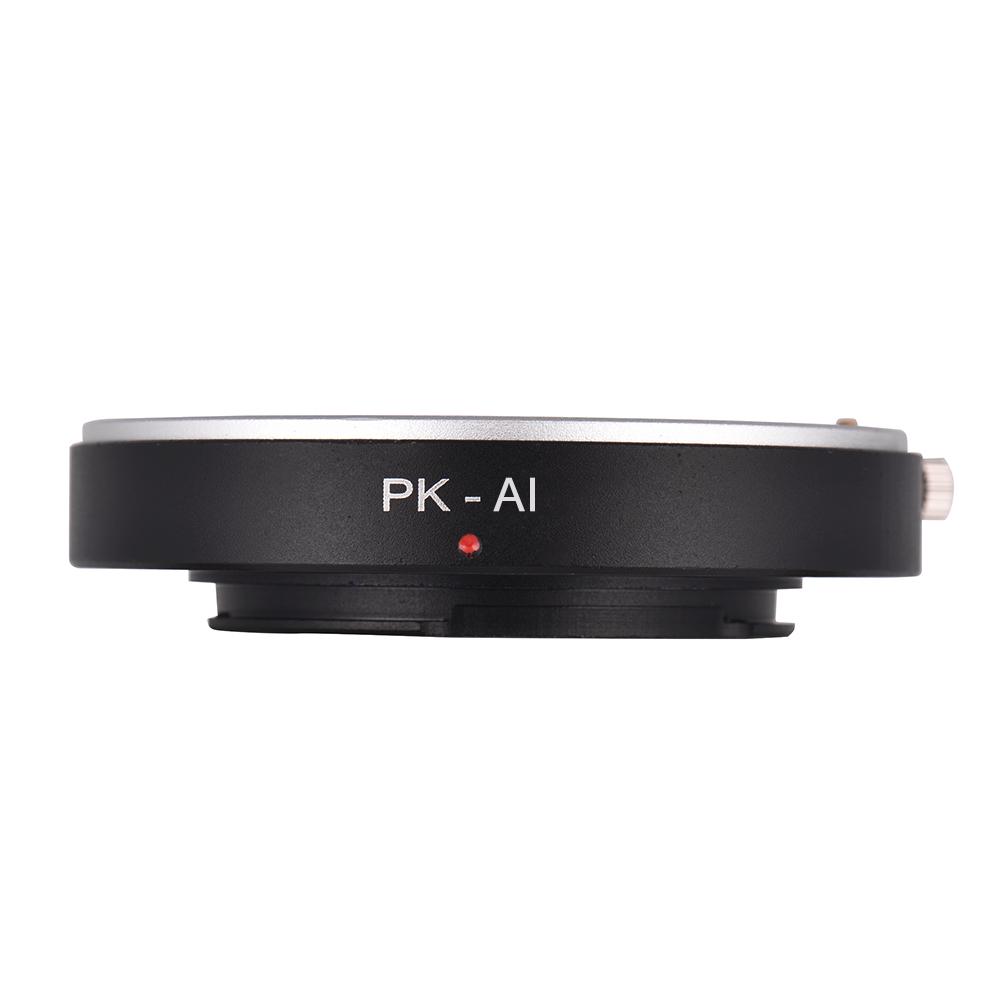 PK-AI Lens Mount Adapter Ring with Optical Glass for Pentax K Mount Lens To Fit for Nikon