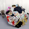 1pc Outdoor Umbrella with Anime Characters, Automatic Opening/Closing, Portable 3-Fold Design, 8-Rib Iron Frame - Perfect Gift for Fans, Traveler