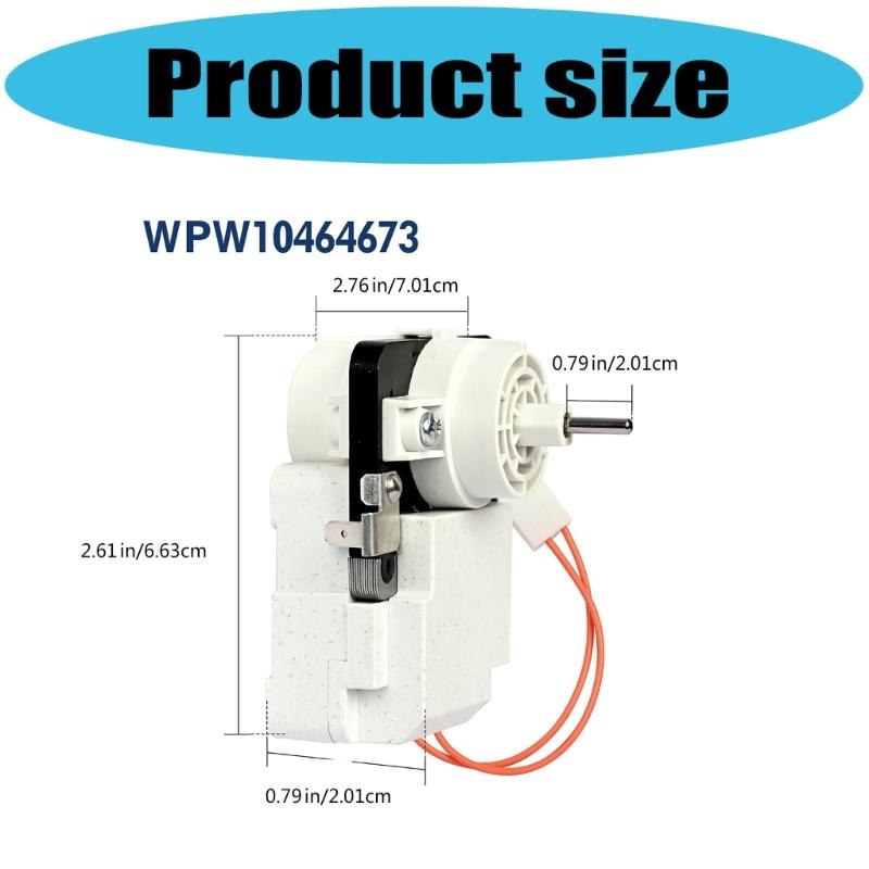 Multfituniaonl Refrigerator Cooling Fan Motor Suitable for Multiple Models Use Direct Installation Plastic Texture