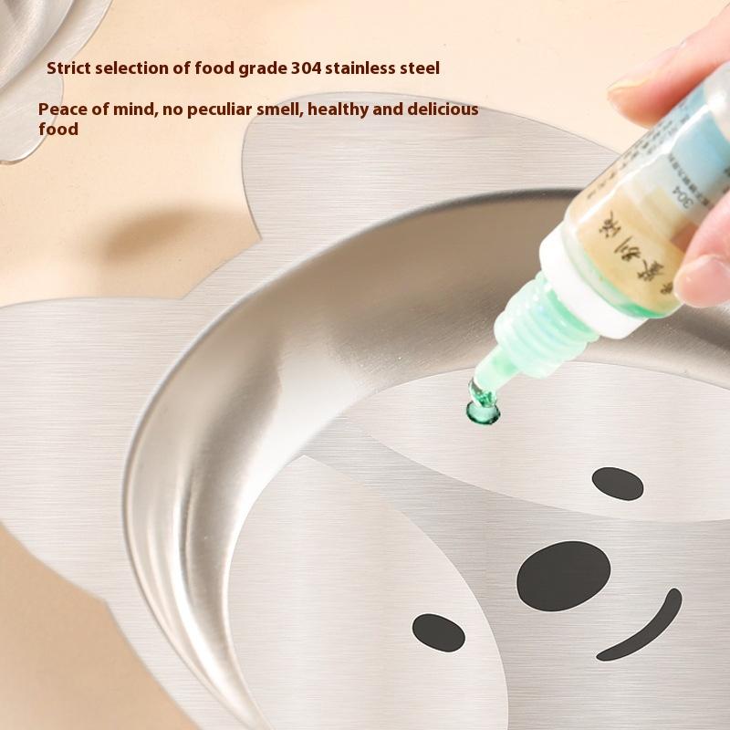 304 Stainless Steel Children's Cartoon Plate