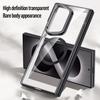 Custodia Protettiva Trasparente con Anello Magnetico per Schermo per Samsung Galaxy Z Fold 8 Fold8 Ultra Fold7 Copertura con Cerniera a Molla