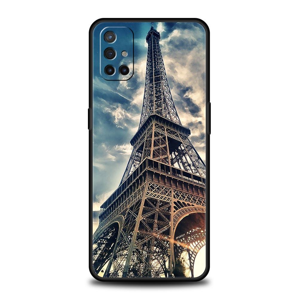 Phone Case For OnePlus 15 13 12 11 10 9 8 7T Pro 13T 13R 12R 10R 9RT 8T Nord 2T CE 2 3 5G Lite Cover Red Umbrella Eiffel Tower