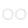 2Pcs Women Plastic Hair Rope Telephone Wire Hair Band High Elastic Hair Tie Headband Hair Styling Tools