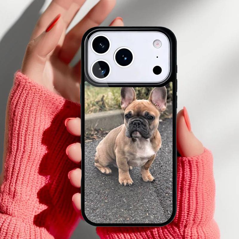 Cute French Bulldog yoga Phone Case for iPhone 17 16 15 14 13 Pro Max Back Cover for 12 11 Pro Coque
