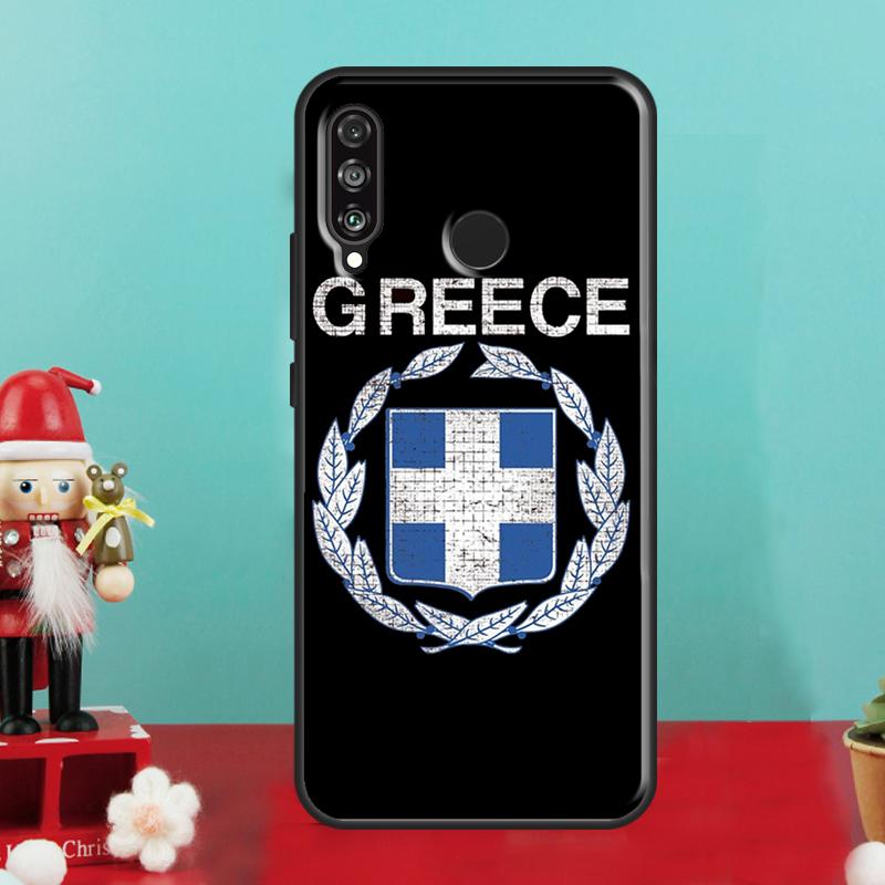 Greece Greek Flag For Huawei Nova 12i 12s 11i 5T Y90 Y70 Y60 Y61 Y91 Y72 9 10 SE P60 Pro P20 P30 P40 Lite Case