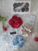 Jedwabna gumka do włosów scrunchie mulberry 6A beżowa XL duża premium 6cm