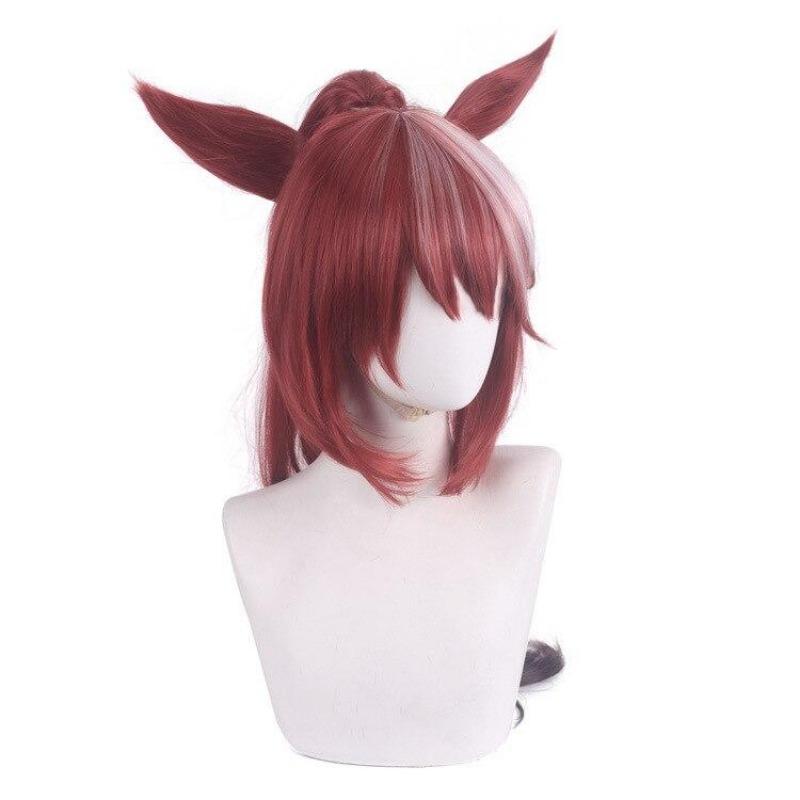 Аниме 65 см Tokai Teio Pretty Derby косплей парик синтетические волосы Хэллоуин карнавал — фото 4