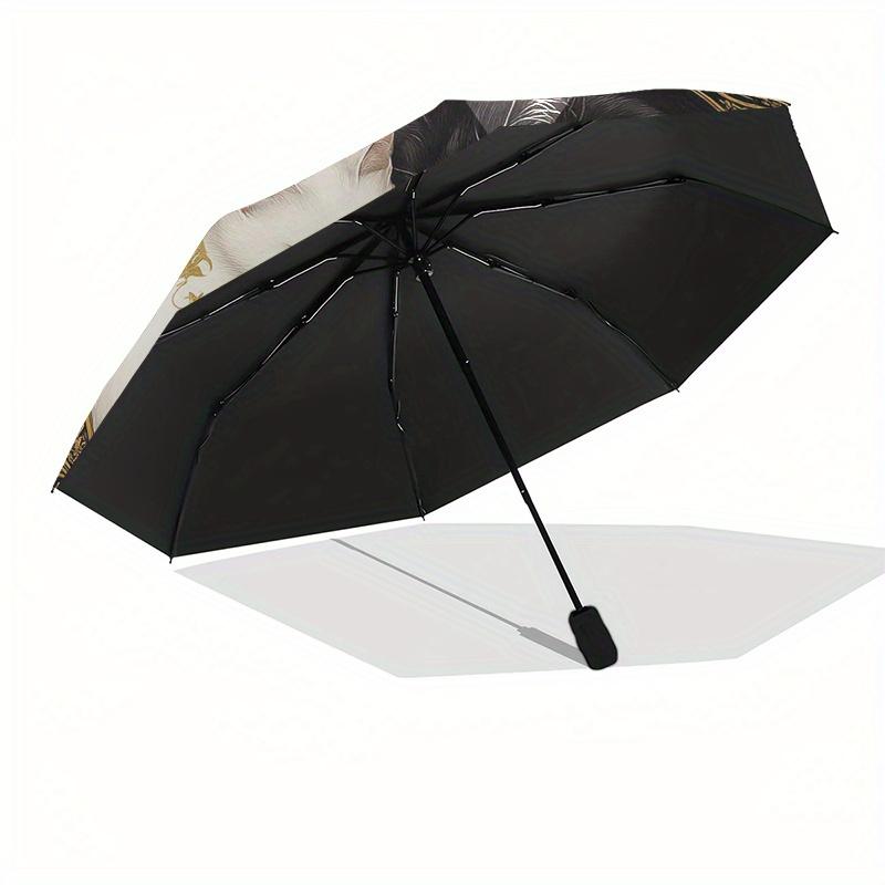 Yin-Yang Cats: A Unique Art Print for Cat LoversUmbrella, Portable 3-Fold Compact Umbrella,Christmas Gift ES568