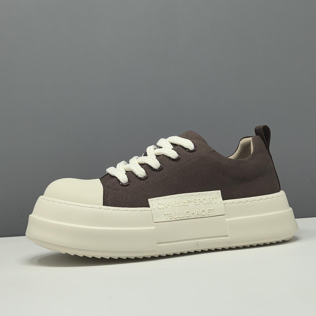 Scarpe zeppa traspiranti suola spessa grezze primavera nuove scarpe da skate scarpe alla moda scarpe casual