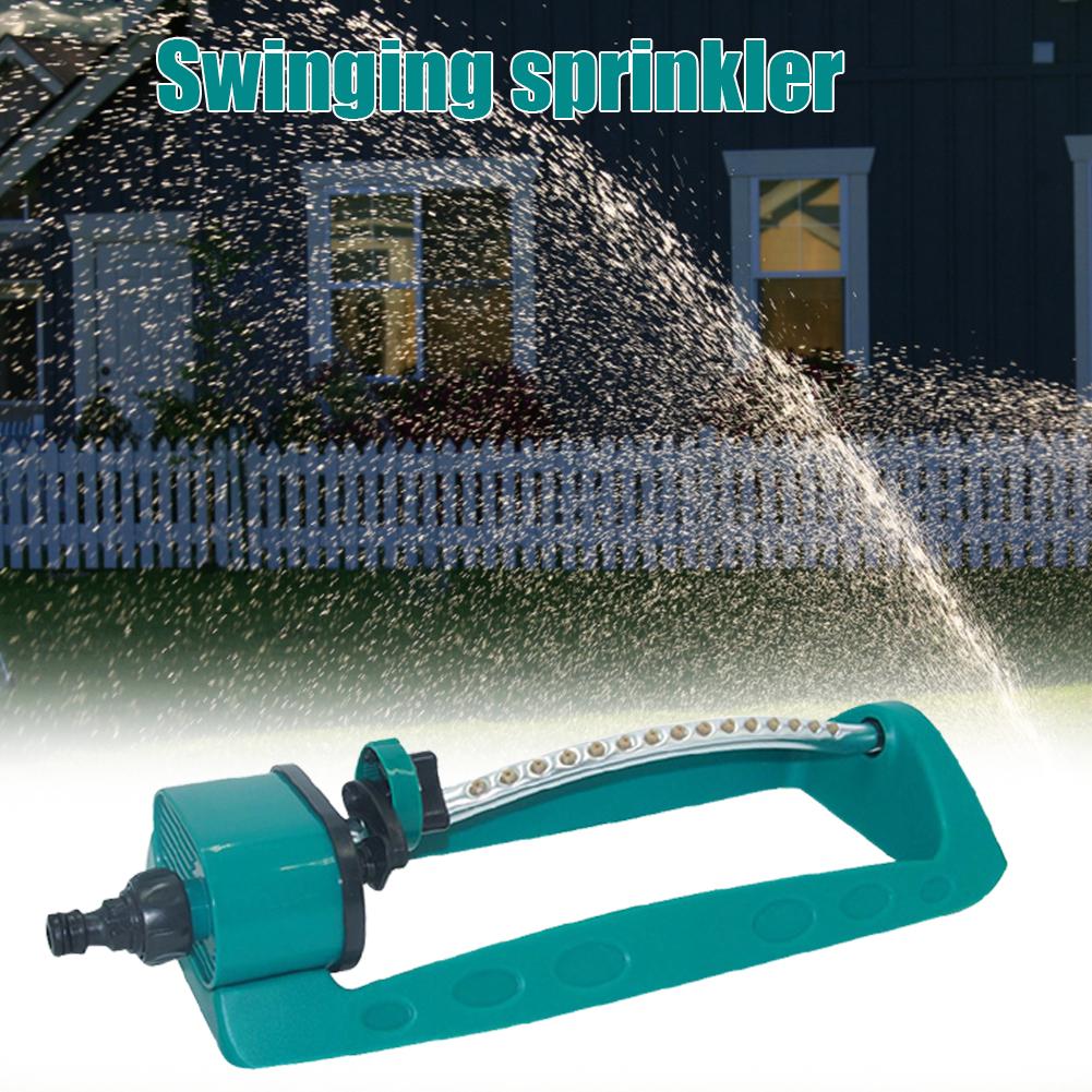 16 Holes Garden Water Sprinklers 180° Rotating Automatic Watering Irrigation System Yard Water Sprayer Lawn Automatic Sprinkler