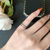 925 Silver Geometry Double-Layer Adjustable Vintage Women's Rings Beautiful Luxury High Quality Jewelry Accessories Jewellery