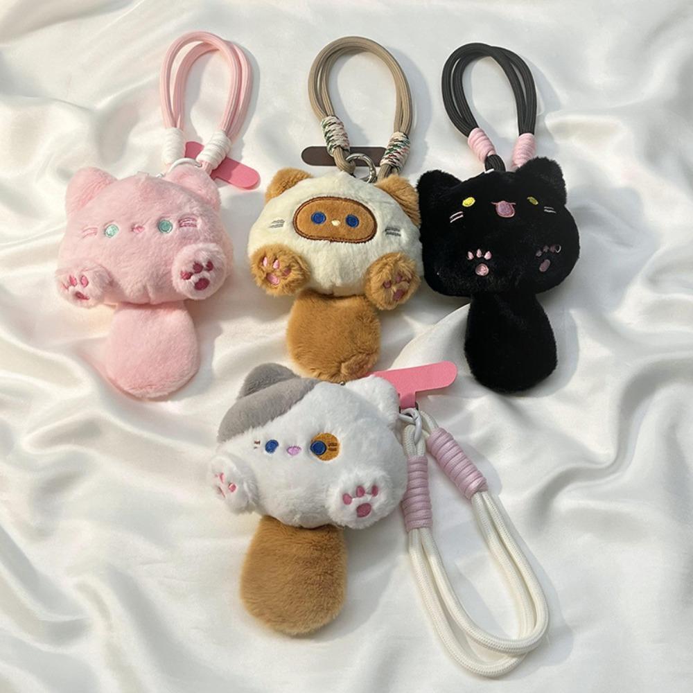 

Cat Doll Mobile Phone Strap Keychain Plush Toy Mobile Phone Rope Ornaments
